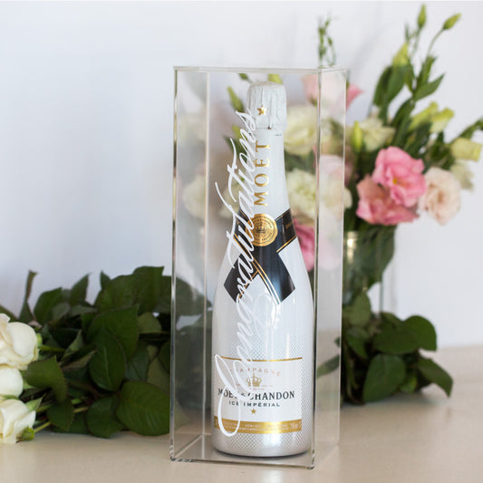 Champagne / Wine Box Acrylic-Clear